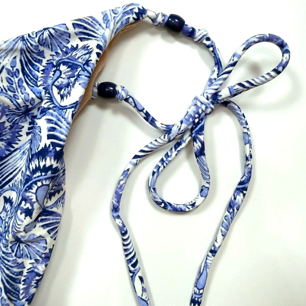 J. Crew Beaded String Bikini in Dandelion Swirl - Picture 4 of 5